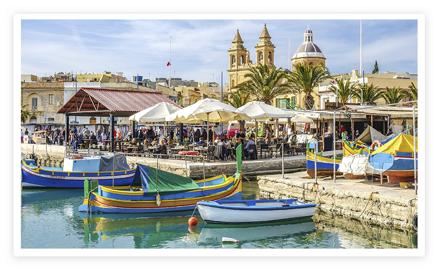 Marsaxlokk vivir en malta ciudades